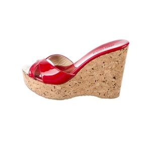 Jimmy Choo Patent Leather Slides